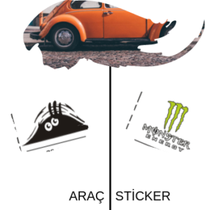 araç sticker